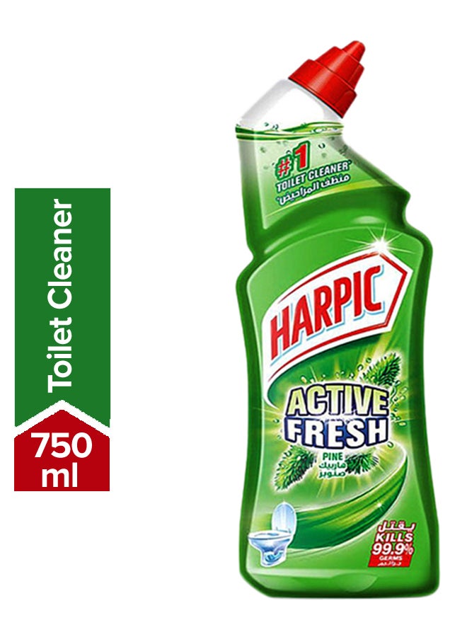 Harpic Active Fresh Liquid Toilet Cleaner, Pine 750ml  - Image 1