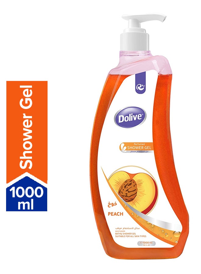 Dolive - Peach Shower Gel 1000ml - Image 1