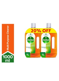 Anti Bacterial Antiseptic Disinfectant Liquid, Pack Of 2 Multicolour 1000ml