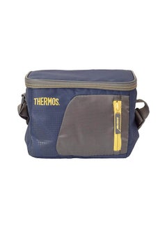 THERMOS Thermos Radiance 6 Can Cooler -Navy/Yellow Multicolour 20.3 x 12.7 x 16cm  - Image 1