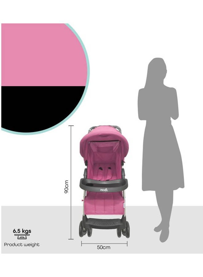 Trek - One Fold Stroller - Pink - v1662527625/N53343780A_4