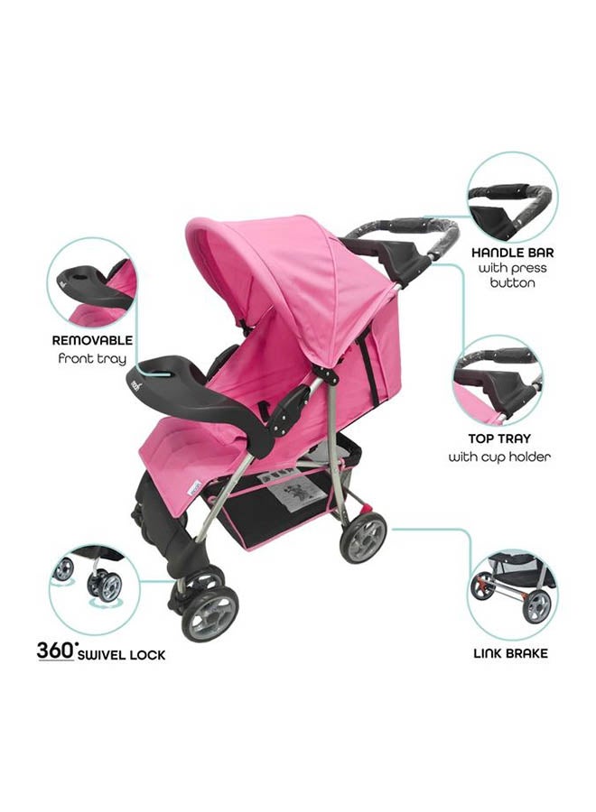 Trek - One Fold Stroller - Pink - v1662527626/N53343780A_3