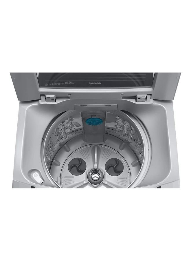 LG - Top Load Washer - Smart Inverter Control Turbo Drum Smart Diagnosis T1885NEHTE Middle Silver - Image 1