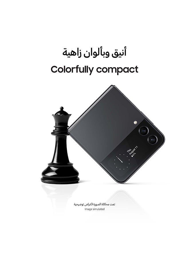 Samsung - Galaxy Z Flip 4 5G Single SIM Graphite 8GB RAM 256GB - International Version - Image 1