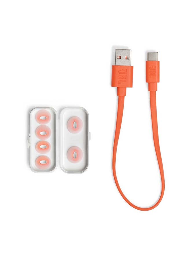 JBL - Tune Flex True Wireless Noise Cancelling Earbuds White - Image 1
