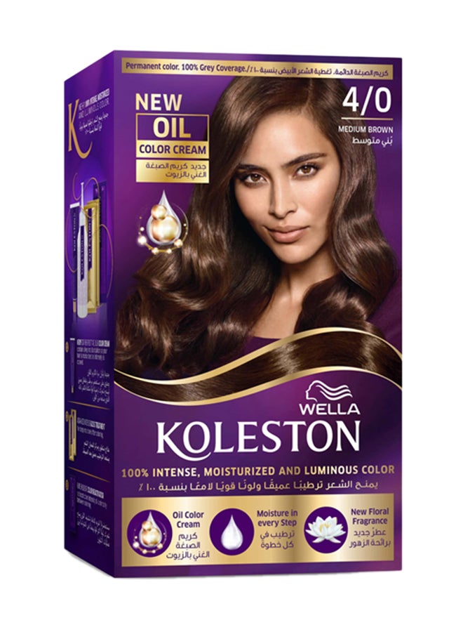 ويلا طقم كريم ملوّن كوليستون بني متوسط 4/0 - Image 1