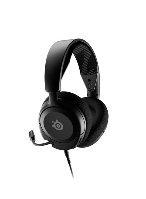 Arctis Nova 1 Multi-System Gaming Headset, Hi-Fi Drivers, 360° Spatial Audio, AirWeave Memory Foam Ear Cushions, Ultra Lightweight, PC, PS5, PS4, Xbox, Black | 61606