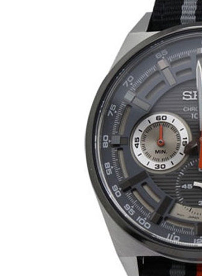 سيكو ساعة يد كرونوغراف بسوار من النايلون طراز SSB403P1 للرجال - Image 5