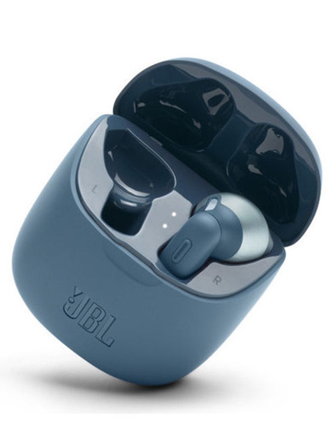 JBL - Tune 225TWS True Wireless Earbuds Blue - Image 1
