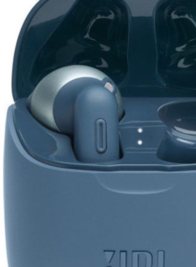 JBL - Tune 225TWS True Wireless Earbuds Blue - Image 1