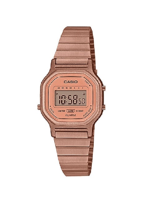 Women's Stainless Steel Digital Wrist Watch LA-11WR-5ADF
