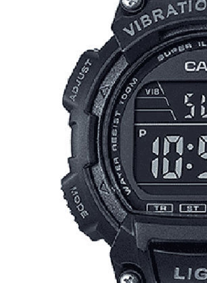 CASIO Men's Watch Youth Digital Black Dial Resin Band - W-736H-8BVDF  - Image 5