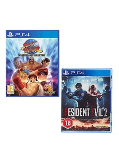 Resident Evil 2 + Street Fighter - English/Arabic-(UAE Version) - PlayStation 4 (PS4)