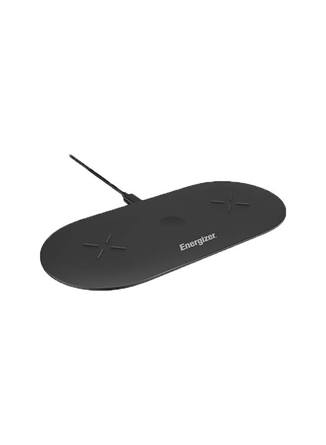 Energizer Energizer Wireless Dual Fast charge pad 30w + 45W PD Charger + USB-C to USB-C Cable Black  - Image 2
