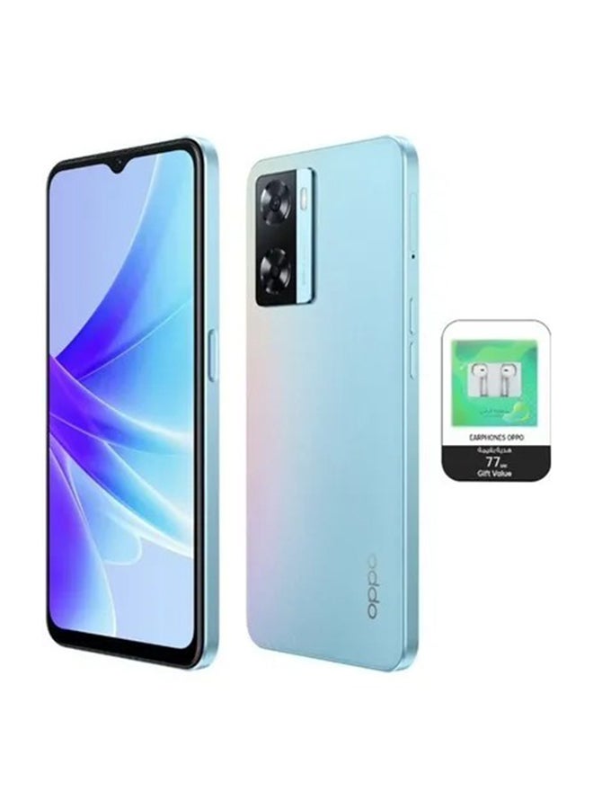 A77 Dual SIM Sky Blue 4GB RAM 128GB 4G LTE With Earphone - Middle East Version - v1662560997/N53348734A_1