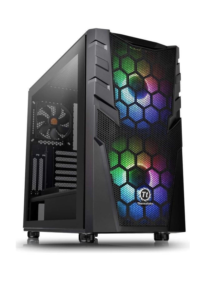 Thermaltake - Commander C32 Motherboard Sync ARGB ATX Mid Tower Computer Chassis with 2 200mm ARGB 5V Motherboard Sync RGB Front Fans + 1 120mm Rear Black Fan Pre-Installed CA-1N3-00M1WN-00 - Image 1