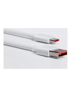 Xiaomi Type C 6A Super Fast Charging Data Cable White  - Image 4