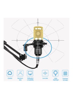 Arabest Professional Condenser Microphone Bundle Set Black/Gold/Red  - Image 3