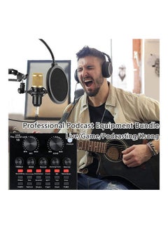Arabest Professional Condenser Microphone Bundle Set Black/Gold/Red  - Image 5