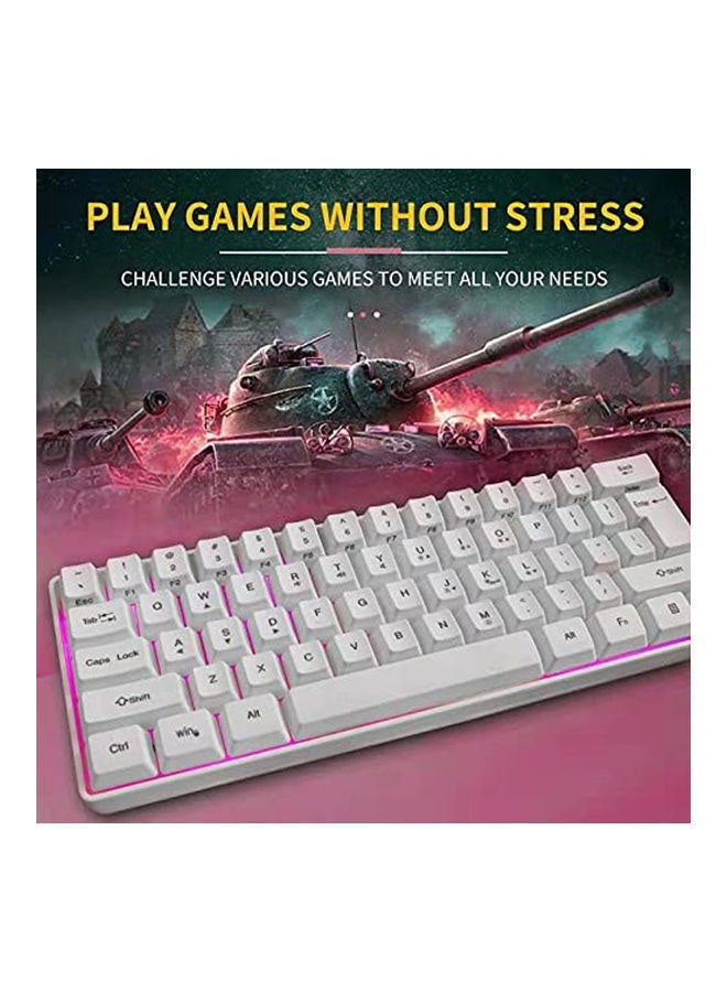 Rock Pow - Wired RGB Backlit Waterproof Gaming Keyboard - Image 1