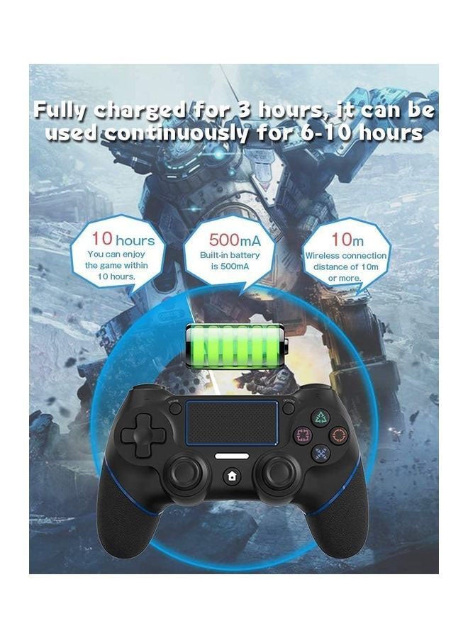 Arabest - Touch Panel Gamepad with Dual Vibration and Audio Function Wireless Controller for PS4/PC - Image 1