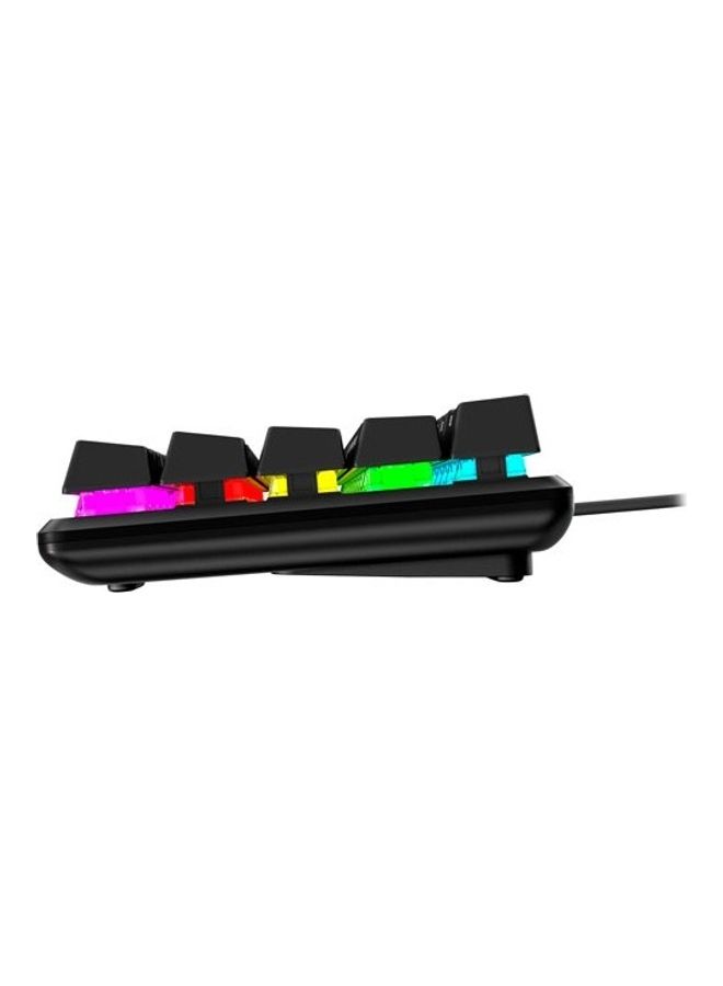 HYPERX - Alloy Origins 60 - Mechanical Gaming Keyboard - Ultra Compact 60% Form Factor - Tactile Aqua Switch - Double Shot PBT Keycaps - RGB LED Backlit - NGENUITY Software Compatible - Black - Image 1