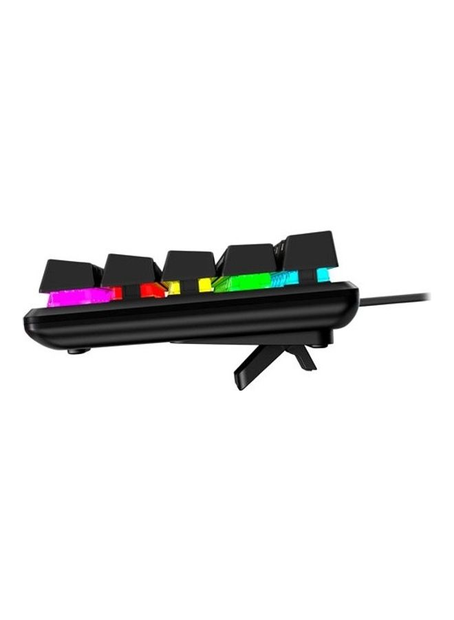 HYPERX - Alloy Origins 60 - Mechanical Gaming Keyboard - Ultra Compact 60% Form Factor - Tactile Aqua Switch - Double Shot PBT Keycaps - RGB LED Backlit - NGENUITY Software Compatible - Black - Image 1