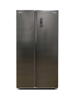 باناسونيك ثلاجة ببابين متجاورين بتقنية العاكس NR-BS734MSSA رمادي داكن  - Image 1