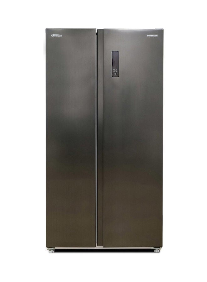 Panasonic Side By Side Refrigerator 12.7Cu.ft, Freezer 7.2Cu.ft, Inverter NR-BS734MSSA Dark Grey  - Image 1