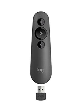 R500s Laser Presentation Remote, Bluetooth / 2.4GHz Wireless Connection, 20m Range, Integrated Laser Pointer, 910-005843 Graphite - v1662628224/N53349231A_1
