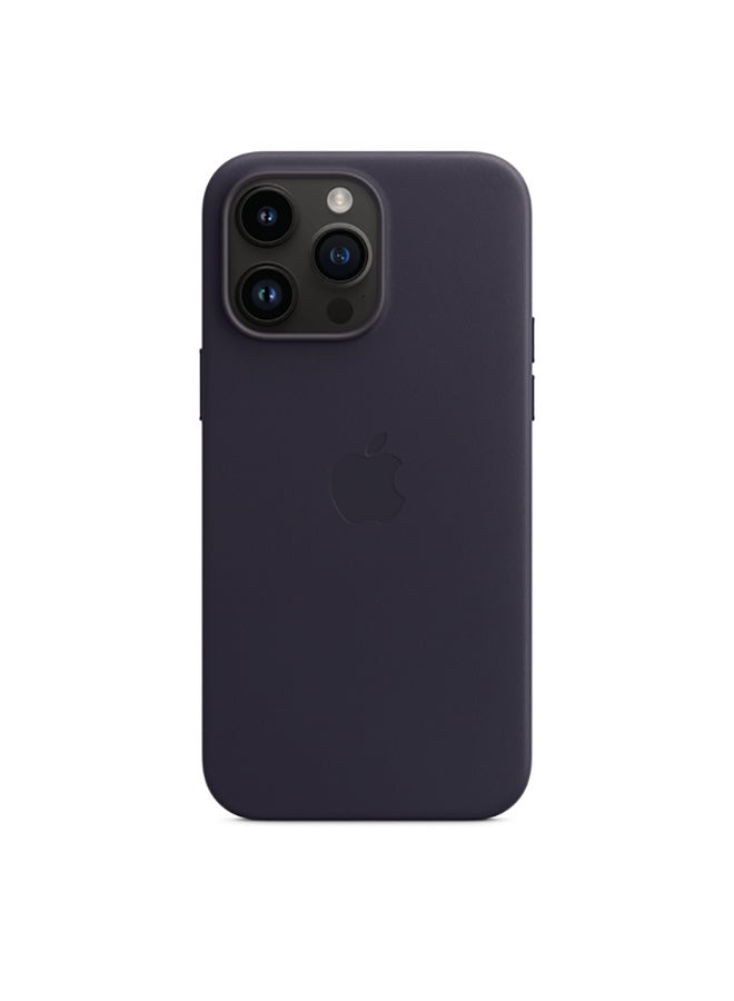 Apple - iPhone 14 Pro Max Leather Case with MagSafe Ink - Image 1
