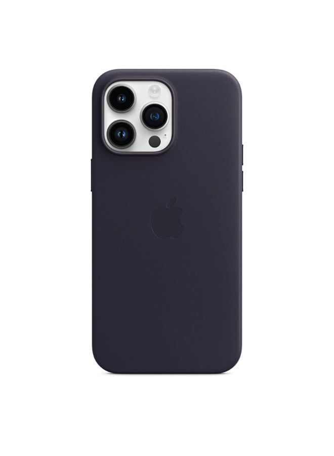 Apple - iPhone 14 Pro Max Leather Case with MagSafe Ink - Image 1