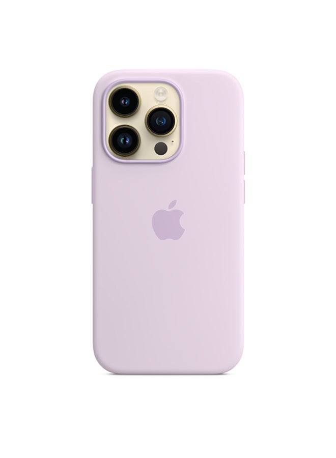 Apple - iPhone 14 Pro Silicone Case with MagSafe Lilac - Image 1