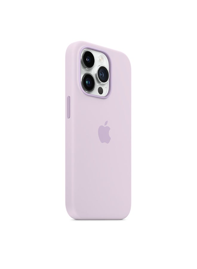 Apple - iPhone 14 Pro Silicone Case with MagSafe Lilac - Image 1