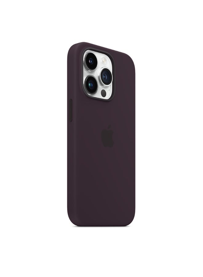 Apple iPhone 14 Pro Silicone Case with MagSafe Elderberry - Image 2