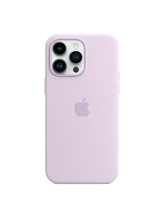 Apple - iPhone 14 Pro Max Silicone Case with MagSafe Lilac - Image 1