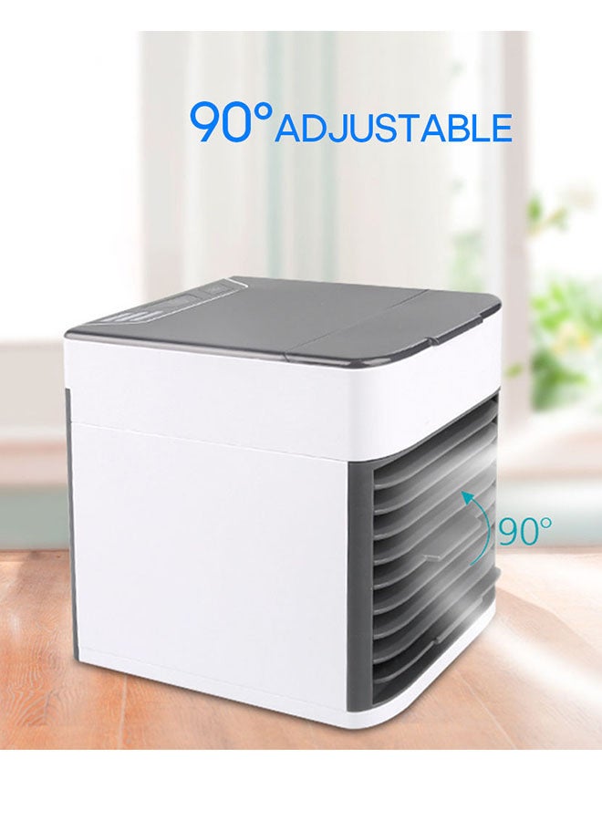 ماركة غير محددة - مروحة تكييف صغيرة مزودة بمنفذ USB HL99-LU أبيض - Image 1