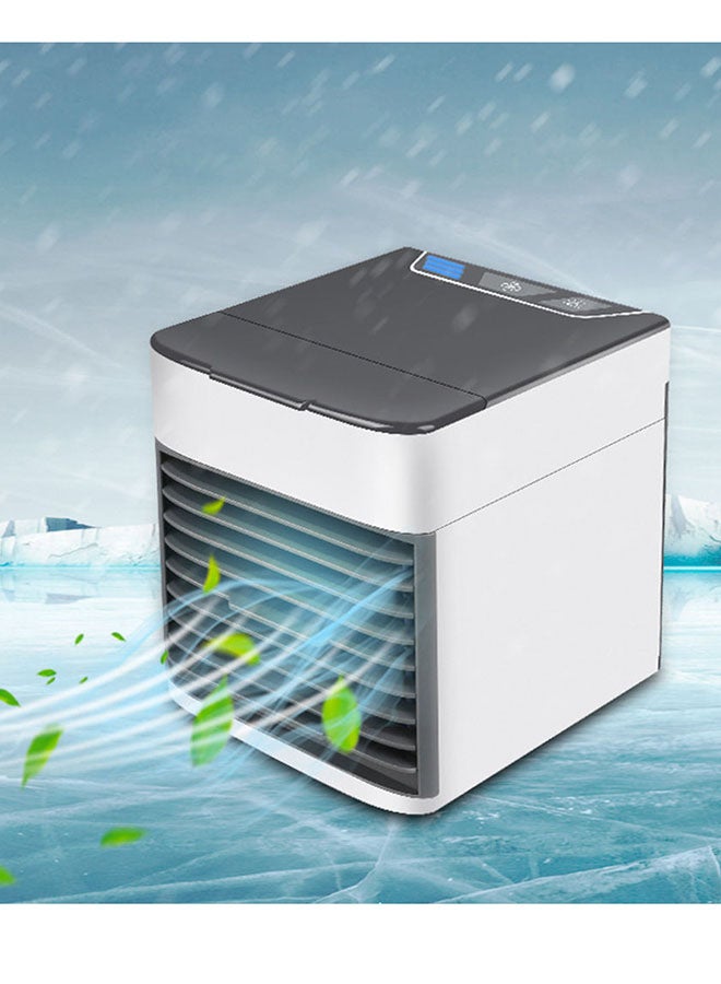 ماركة غير محددة - مروحة تكييف صغيرة مزودة بمنفذ USB HL99-LU أبيض - Image 1