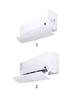 XiuWoo Adjustable Air Conditioner Cover Anti Direct Wind Deflector J280 White  - Image 5