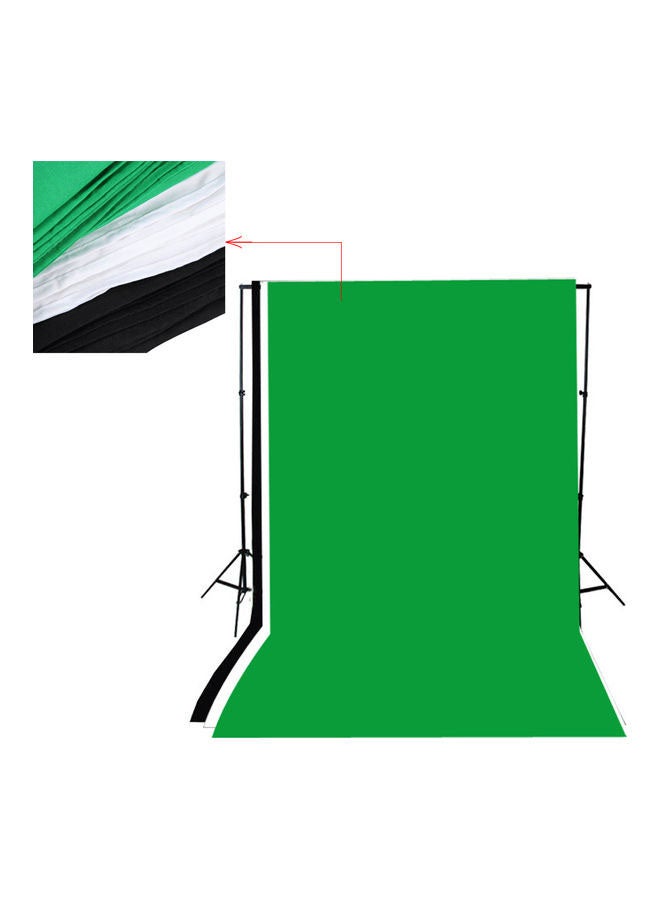 ANDOER - 14-Piece Photography Softbox Lighting Kit Green/Black/White - Image 1