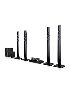 5.1Ch DVD Home Theatre System Wired Tall Boy 1200W LHD756 Black