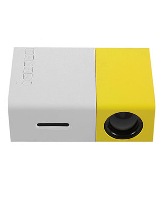 Generic - YG300 Full HD LED Projector 600 Lumens 95105 Yellow/White - Image 1