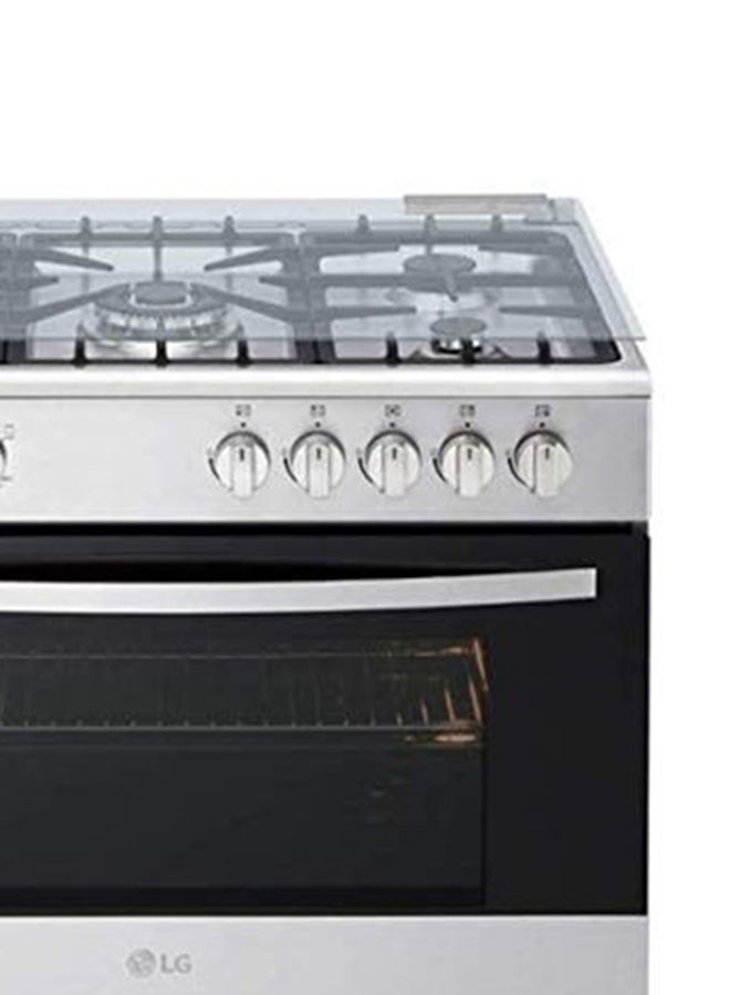 LG 5 Burner Gas Cooker 90 x 60 cm, 1 year warranty FA415RMA Black/Silver - Image 2