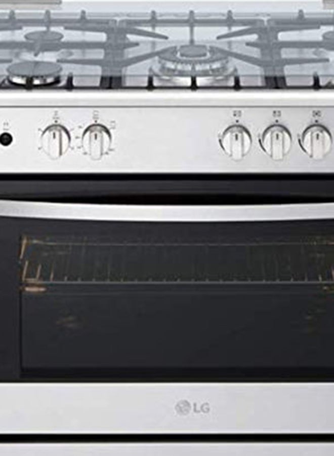 LG 5 Burner Gas Cooker 90 x 60 cm, 1 year warranty FA415RMA Black/Silver - Image 5