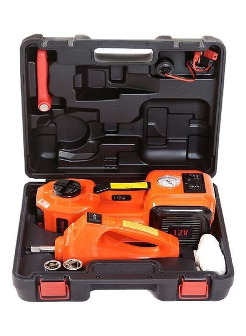 Electric Hydraulic Floor Jack With Electric Wrench Car Jack with Tool Kit