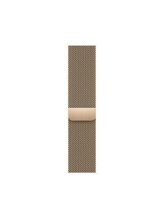 Apple Watch Series 8 GPS + Cellular 41mm Stainless Steel Case With Milanese Loop Gold Milanese Loop  - Image 3