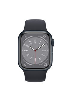 Apple Watch Series 8 GPS 41mm Aluminium Case With Sport Band Midnight Sport Band  - Image 2
