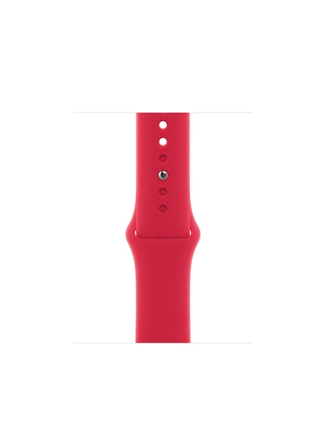 Apple - Watch Series 8 GPS + Cellular 41mm Product(RED) Aluminium Case With Product(RED) Sport Band - Image 1