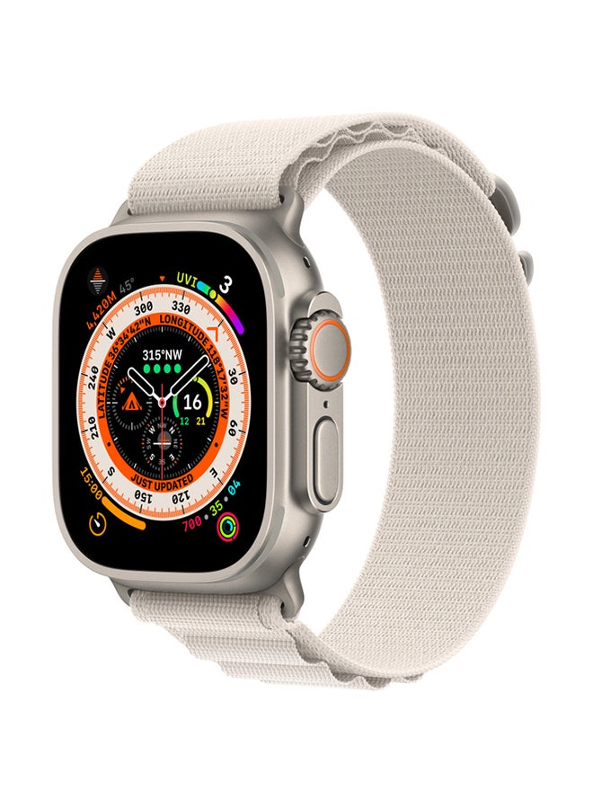 Watch Ultra GPS + Cellular, 49mm Titanium Case With Alpine Loop - Medium Starlight - v1662647999/N53349222A_1