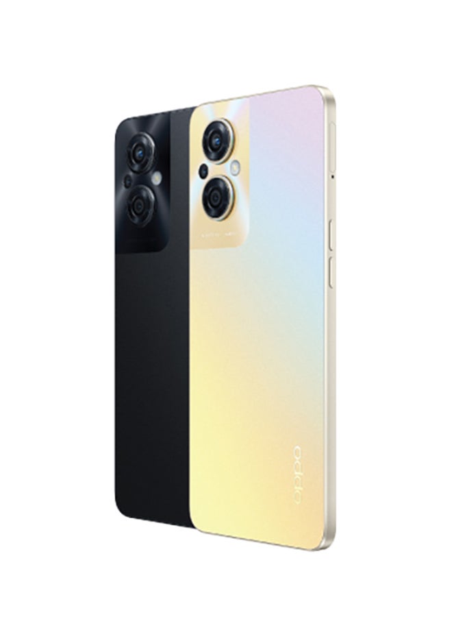 أوبو هاتف رينو 8z ثنائي الشريحة بذاكرة رام سعة 8 جيجابايت وذاكرة داخلية سعة 128 جيجابايت يدعم تقنية 5G بلون أسود لون ضوء النجوم - إصدار الشرق الأوسط - Image 3